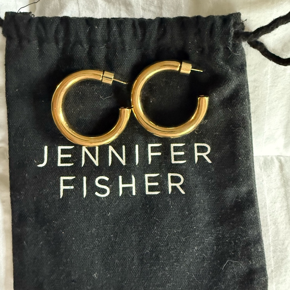 Jennifer Fisher Classic Gold Earrings
